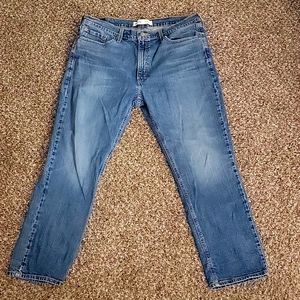 Mens Signature S67 Athletic Levi Strauss Blue Jeans